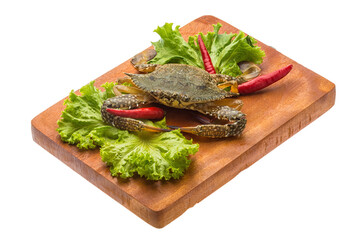 Raw crab
