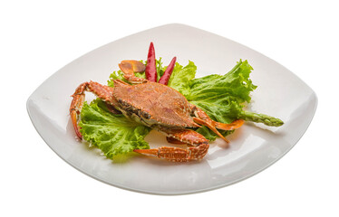 Boiled crab
