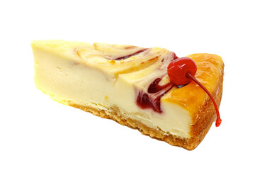 Gourmet slice of cheesecake