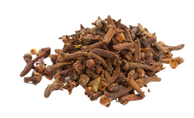 Obraz premium Seeds of a carnation on a white background