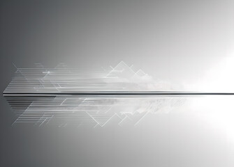 White Abstract background colorful game wallpaper with sharp edges,gradient background,Generative AI