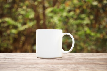 Charming White Mug for Mokup