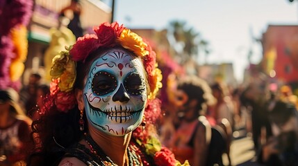 Fiesta of Remembrance: A Vibrant Day of the Dead Street Celebration