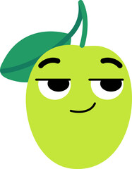 Jujube Face Looking Right Know Something