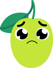 Jujube Face Over Sad