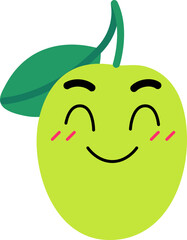Jujube Face Happy Blush Over Smile
