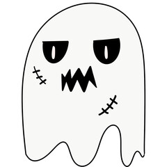 halloween ghost cartoon