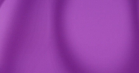 Dark grainy gradient abstract background in purple tones. Glowing spot light noise texture effect. Wallpaper and background.