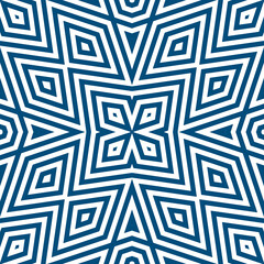 Seamless pattern. Rhombuses, triangles ornament. Geometrical backdrop. Abstract background. Ethnic motif. Geometric figures wallpaper. Digital paper. Ethnical textile print. Web design. Vector art.