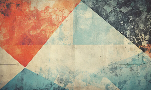 Vintage Color Background. The 70s and 80s glitch retro vibes style