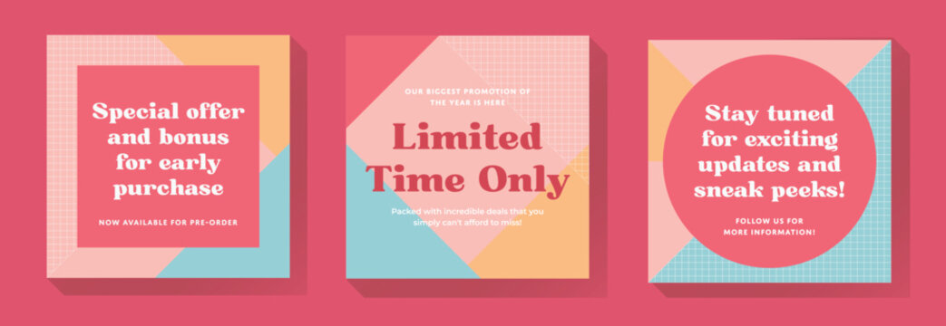 Special Promo, Product Launch, Early Purchase Social Media Template Post 