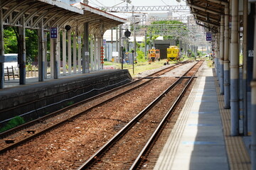 Fototapeta na wymiar Railway transportation system in Taiwan.