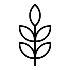 Outline Leaf icon