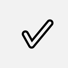 Check mark Icon. Agree Symbol. Yes or Okay Signs - Vector Illustration for Design and Websites, Presentation or Application.