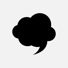 Bubble Speech Icon. Talk, Chat Illustration. Applied as Trendy Symbol for Design Elements, Websites, Presentation and Application -  Vector.