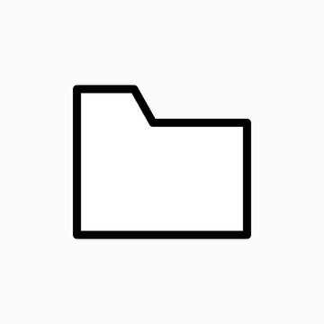 Folder Icon. Files, Archives Symbol.