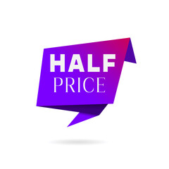 Half price banner