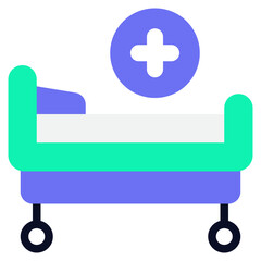 Medical Bed Icon