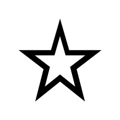 star on black