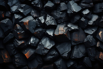 coal stones texture background 