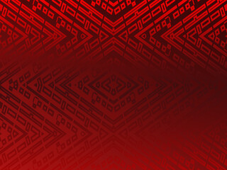 High contrast red and black glossy stripes background. Abstract technology graphic banner design. Vector corporate background.