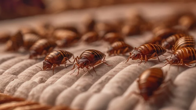 Bed bug close up