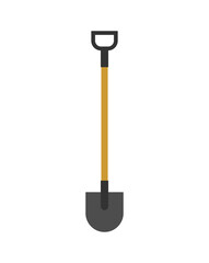 Shovel isolated. Spade tool. Vector illustration