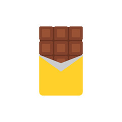 Chocolate icon isolated. food sign. Symbol for mobile application