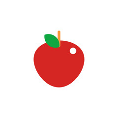 Apple icon isolated. food sign. Symbol for mobile application