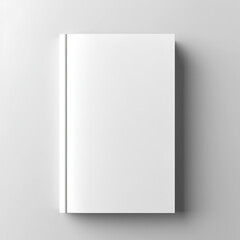 book mockup without contents white background