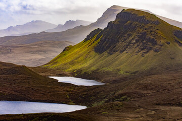 Isle of Skye landscape from the quiraing 