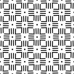 Simple monochrome texture. Abstract background. seamless repeating pattern.Black and white color.