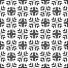 Obraz premium Simple monochrome texture. Abstract background. seamless repeating pattern.Black and white color.