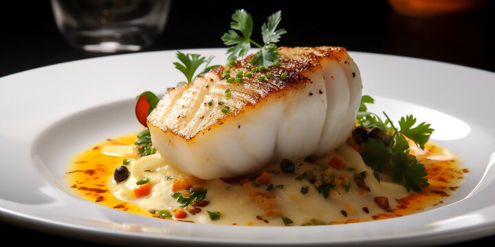 Restaurant Fisch Filet KI
