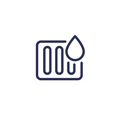 drainage or drain line icon