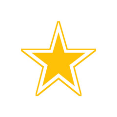 3d golden star