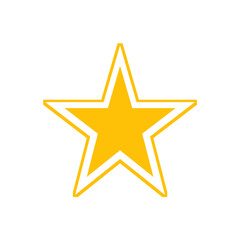 Obraz premium illustrasi 1 golden star free png