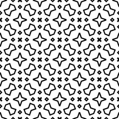 Simple monochrome texture. Abstract background. seamless repeating pattern.Black and white color.
