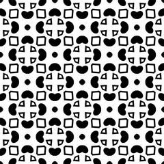 Simple monochrome texture. Abstract background. seamless repeating pattern.Black and white color.