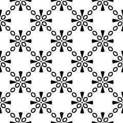 Simple monochrome texture. Abstract background. seamless repeating pattern.Black and white color.