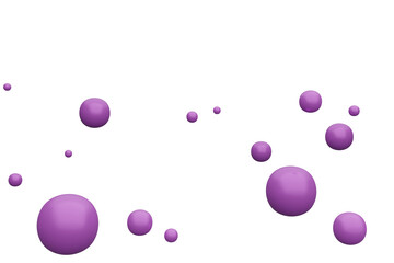 purple ball, 3d, abstract, ball, bubble, 3D, poster