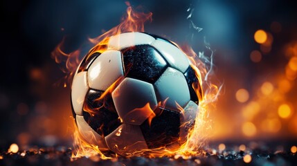 Football fire, Generative AI