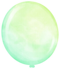 A pastel wireless balloon oval shape and stem watercolor gradient  soft, airy, and dreamy textures.
