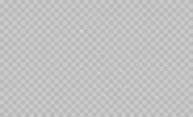 Fototapeta premium White png dust light. Bokeh light lights effect background. Christmas background of shining dust Christmas glowing light bokeh confetti and spark overlay texture for your design.