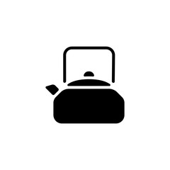 Kettle icon.Flat silhouette version.