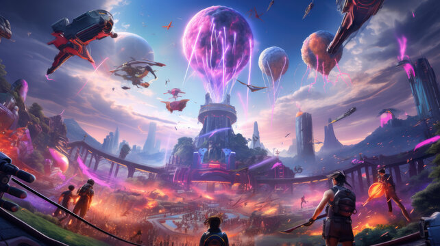 Champions of the Virtual Arena: E-Sport Battle Royale
