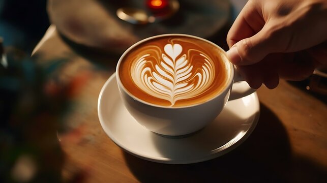 a cup of coffee