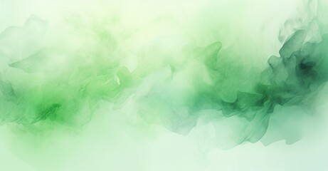 Abstract watercolour green background generative ai