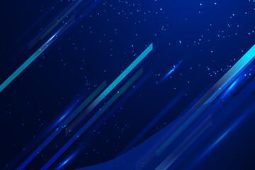 Free vector blue curve shapes background