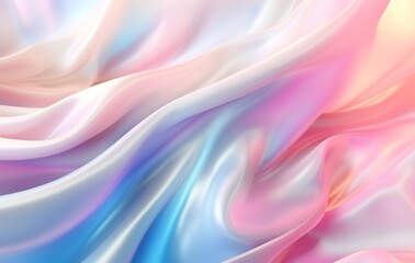 Sky blue, pink, pearl color and mint green abstract background, generative ai
